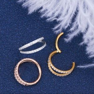 Double row septum jewelry NWT